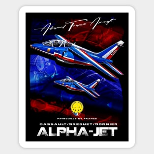 Alpha Jet Patrouille de France Advanced Trainer Aircraft Sticker